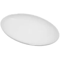 Plato Ovalado Coupe de 12 x 8.5 Pulgadas de Color Blanco MASTER CHEF B017