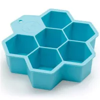 Bandeja de Hielo en Cubos Hexagonales Tamano Jumbo de 7 Cavidades OUTSET 76634