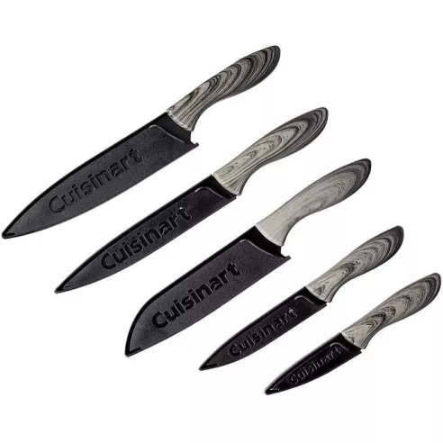 Cuchillos de Ceramica Faux Wood, Set de 5 Unidades CUISINART C55-10PBW