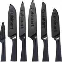 Cuchillos Metalico Advantage de Color Negro, Set de 6 Unidades CUISINART C55-12PMB 2