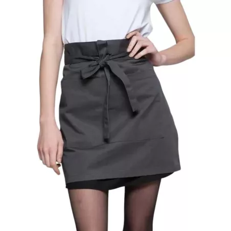 Delantal Corto de Color Gris CHECKEDOUT U301S0500A