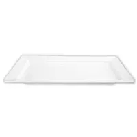 Platon Rectangular de Melamina de 56 x 32 x 5 Centimetros, Color Blanco  MASTER CHEF B583 2