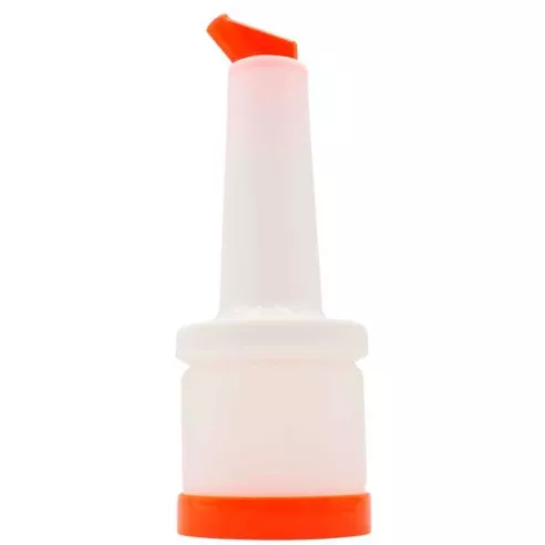 Botella para Licor de 0.5 Quartos de Tapa Naranja MASTER CHEF JW-BSP0.5-OR