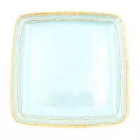 Plato Cuadrado de Melamina de Color Verde Claro de 10.5 Pulgadas MASTER CHEF B793