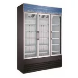 Refrigerador de 3 Puertas de Vidrio de 110V/60HZ U-STAR ND-SG1.9L3-HC