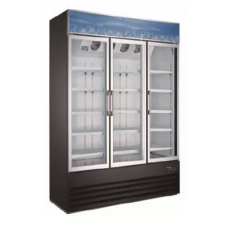 Refrigerador de 3 Puertas de Vidrio de 110V/60HZ U-STAR ND-SG1.9L3-HC