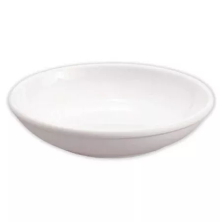 Plato Salsero de Melamina de 7.1 x 1.6 Centimetros, Color Blanco MASTER CHEF D051