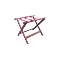 Rack para Maletas de Madera Caoba de 19 Pulgadas MASTER CHEF LRW-19