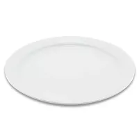 Plato Redondo de Porcelana Borde Delgado 9 Pulgadas Blanco CATER MAX 17074