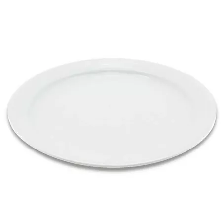 Plato Redondo de Porcelana Borde Delgado 9 Pulgadas Blanco CATER MAX 17074