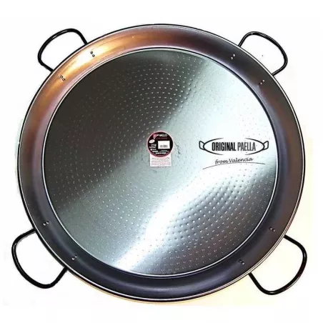 Paellera de Hierro Pulido de 90 Centimetros / 50 Plazas VAELLO 0190