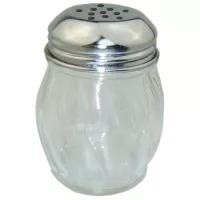 Quesera de Vidrio de  6 Onzas con Tapa Perforada MASTER CHEF SK-RPF