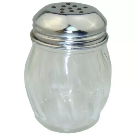 Quesera de Vidrio de  6 Onzas con Tapa Perforada MASTER CHEF SK-RPF