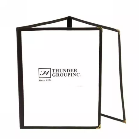 Porta Menu Triple de 8.5 x 11 Pulgadas THUNDER PLMENU-3BL