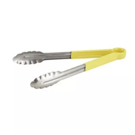 Pinza de Acero Inoxidable de 9 Pulgadas de Color Amarilla MASTER CHEF UT-9YL