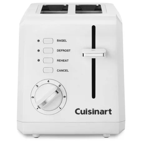 Tostador Compacto para 2 Rebanadas Color Blanco CUISINART CPT-122