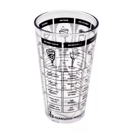 Coctelera de Policarbonato de Medidas MASTER CHEF JW-BMC