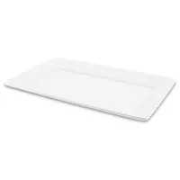 Plato Rectangular de Porcelana 11 Pulgadas Blanco CATER MAX 17100
