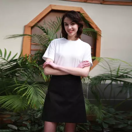 Delantal Negro con Bolsillo CHECKEDOUT U301S0100A