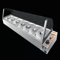 Bano Maria Electrico de 7 Fosas con Protector 220 V QUANTUM PRO VB-96 2