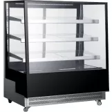 Vitrina Refrigerada Recta de 4 Niveles de 47.24 x 31.69 x 56.88 Pulgadas  de Color Negro QUANTUM PRO VR-120