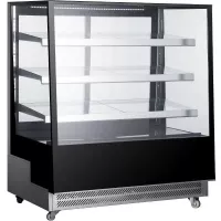 Vitrina Refrigerada Recta de 4 Niveles de 47.24 x 31.69 x 56.88 Pulgadas  de Color Negro QUANTUM PRO VR-120