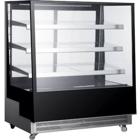 Vitrina Refrigerada Recta de 4 Niveles de 47.24 x 31.69 x 56.88 Pulgadas  de Color Negro QUANTUM PRO VR-120