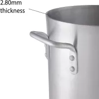 Olla Stock de Aluminio sin Tapa de 16 Quartos MASTER CHEF ASTP-16 2