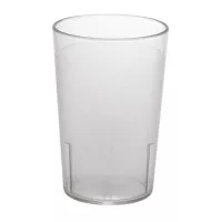 Vaso Tumbler Transparente de Plastico San de 8 Onzas MASTER CHEF PTS-8C