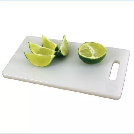 Tabla de Picar de Policarbonato de Color Blanco de 30 x 40 x 0.8 Centimetros MASTER CHEF 3040-08 WHITE