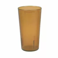Vaso Tumbler de 20 Onzas de Plastico San, Color Ambar  MASTER CHEF PTS-20A