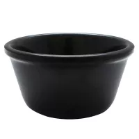 Ramekin de 4 Onzas Color Negro de 3.38 Pulgadas de Diametro THUNDER ML538BL1