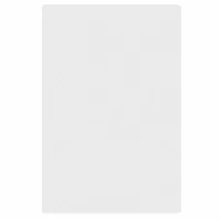 Tabla de Picar de Polietileno de 18 x 24 Pulgadas, Color Blanca THUNDER PLCB241805WH