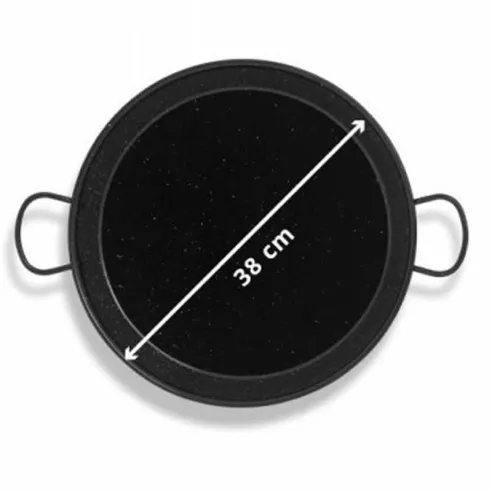 Paellera Esmaltada de 38 Centimetros / 4 Plazas VAELLO 0238
