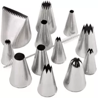 Boquillas para Decoracion, Set 12 Piezas ATECO 786