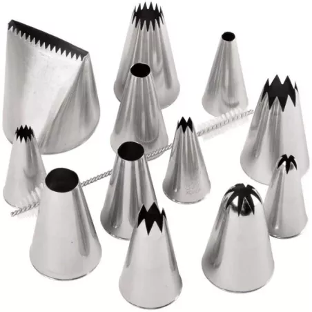 Boquillas para Decoracion, Set 12 Piezas ATECO 786