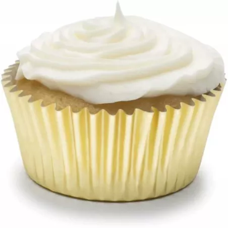 Capsulas para Cupcakes de Color Dorado, Paquete de 32 Unidades FOX RUN BRANDS 4924