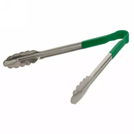 Pinza de Acero Inoxidable de 12 pulgadas de Mango de Color Verde MASTER CHEF UT-12GR