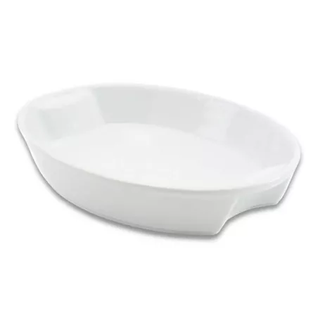 Plato Hondo Ovalado de Porcelana 9 Pulgadas Blanco CATER MAX 12507-1