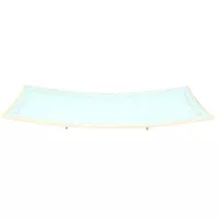 Platon Rectangular Curvo Verde Claro de 13 Pulgadas MASTER CHEF B810