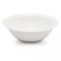 Plato para Cereal de Porcelana Borde Delgado 7 Pulgadas Blanco ARNI S6135