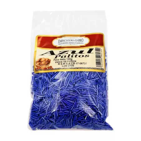 Confitillo Azul de Palitos de 100 Gramos MAGIC COLORS 7443006082749