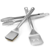 Herramientas para BBQ de Acero Inoxidable, Set de 3 Unidades OUTSET 76357