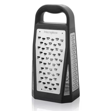 Rallador de Mano 5 en 1 de 10 Pulgadas de Color Negro MICROPLANE 34009