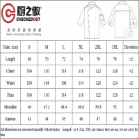 Gabacha Gris Cruzada Manga 3/4 Talla XL CHECKEDOUT CU1070Z059000T4-XL 2