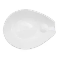 Bowl de Hoja Porcelana de 10 Pulgadas Blanco CATER MAX 11501-2 2