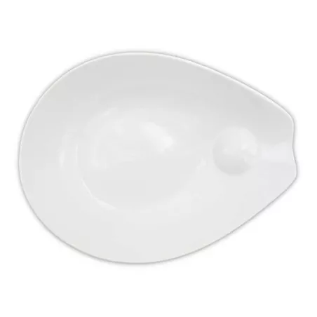 Bowl de Hoja Porcelana de 10 Pulgadas Blanco CATER MAX 11501-2