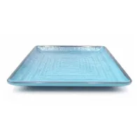 Plato Cuadrado de Melamina de Color Verde de 11 Pulgadas MASTER CHEF B462-GN 2