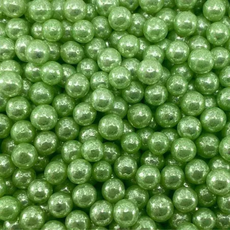 Confitillo de Perlas Verdes Medianas de 100 Gramos MAGIC COLORS 7443006011695
