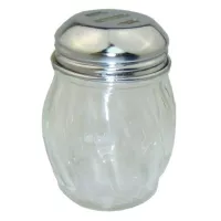 Quesera de Vidrio con Tapa Ranurada de 6 Onzas MASTER CHEF SK-ROT